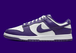 Nike: Фиолетовые кроссовки Dunk Low