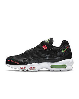 Nike: Чёрные кроссовки Air Max 95