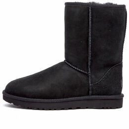 UGG: Чёрные угги  Classic Short