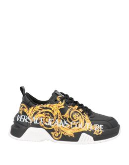 VERSACE JEANS COUTURE: Чёрные кроссовки 