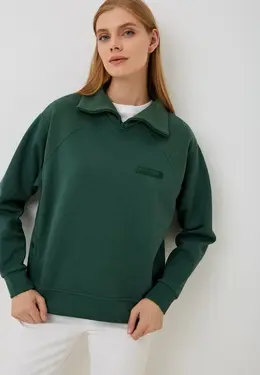 Lacoste: Зелёная толстовка 