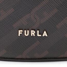 Furla: Коричневая сумка Toni