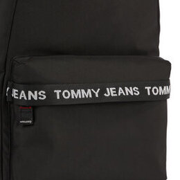 Tommy Jeans: Чёрный рюкзак Essential