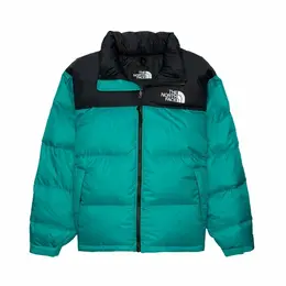 The North Face: Зелёный пуховик 