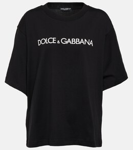 Dolce&Gabbana: Короткая футболка  DG