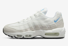 Nike: Белые кроссовки Air Max 95