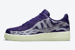 Nike: Фиолетовые кроссовки Air Force 1