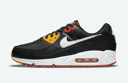 Nike: Чёрные кроссовки Air Max 90