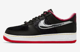 Nike: Чёрные кроссовки Air Force 1 Low Premium