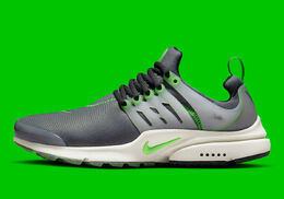 Nike: Зелёные кроссовки Air Presto