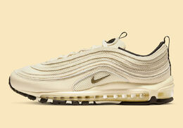 Nike: Бежевые кроссовки Air Max 97