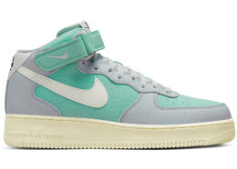 Nike: Зелёные кроссовки Air Force 1