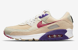 Nike: Розовые кроссовки Air Max 90 SE