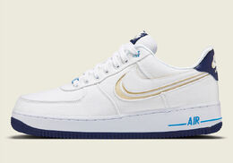 Nike: Белые кроссовки Air Force 1 Low