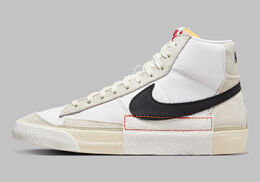 Nike: Белые кроссовки Blazer Mid 77