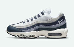 Nike: Синие кроссовки Air Max 95