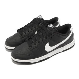 Nike: Чёрные кроссовки Dunk Low Retro