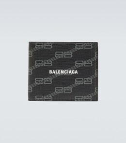 Balenciaga: Чёрный кошелёк  BB