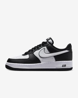 Nike: Чёрные кроссовки Air Force 1