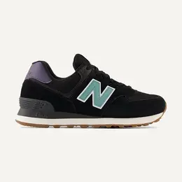 New Balance: Чёрные кроссовки 