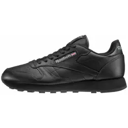 Reebok: Чёрные кроссовки  Classic Leather