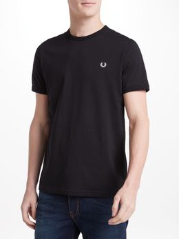 Fred Perry: Чёрная футболка  Ringer