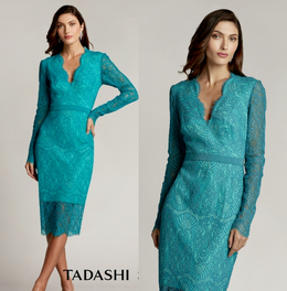 Tadashi Shoji: Кружевное платье