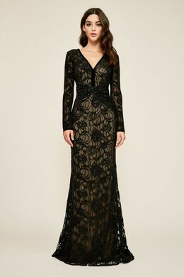 Tadashi Shoji: Чёрное платье