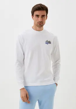 Lacoste: Белый свитшот 