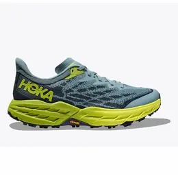 HOKA: Голубые кроссовки 