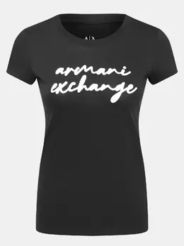 Armani Exchange: Чёрная футболка 