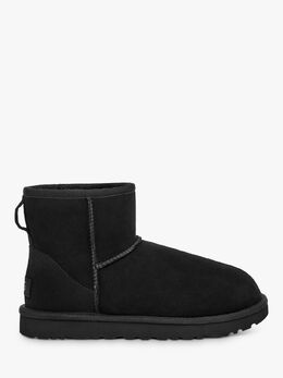 UGG: Чёрные угги  Classic Mini II