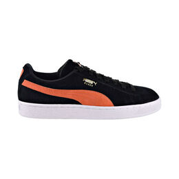 Puma: Чёрные туфли Suede Classic