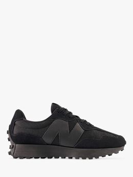 New Balance: Чёрные кроссовки  327