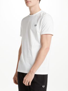 Fred Perry: Белая футболка  Ringer