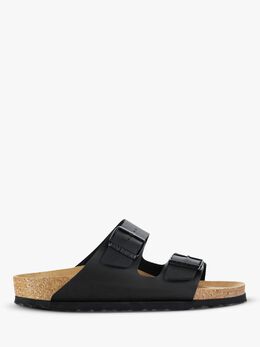 Birkenstock: Чёрные сандалии  Birko Flor