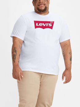 Levi's: Белая футболка  Big Tall