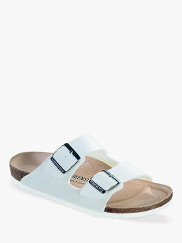 Birkenstock: Белые сандалии  Birko Flor