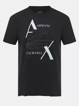 Armani Exchange: Чёрная футболка 