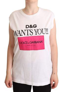 Dolce & Gabbana: Белая футболка T