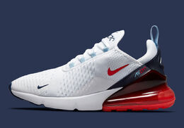 Nike: Красные кроссовки Air Max 270