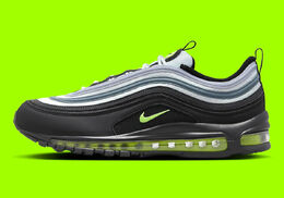 Nike: Чёрные кроссовки Air Max 97