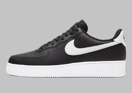 Nike: Чёрные кроссовки Air Force 1