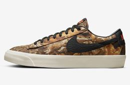 Nike: Чёрные кроссовки Blazer Low