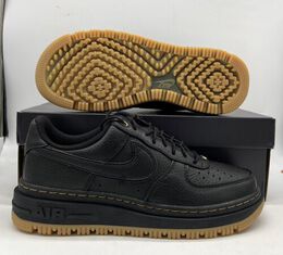 Nike: Чёрные кроссовки Air Force 1