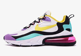 Nike: Жёлтые кроссовки Air Max 270 React