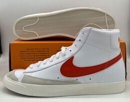 Nike: Белые кроссовки Blazer Mid 77 Vintage