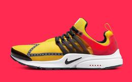 Nike: Жёлтые кроссовки Air Presto