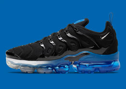 Nike: Синие кроссовки Air Vapormax Plus