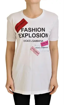 Dolce & Gabbana: Белый топ T